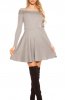 ROCHII TRICOT - Rochie tricot Andra Grey