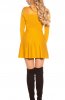 ROCHII TRICOT - Rochie tricot Andra Mustard
