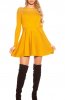 ROCHII TRICOT - Rochie tricot Andra Mustard