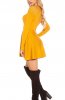 ROCHII TRICOT - Rochie tricot Andra Mustard