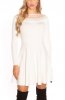 ROCHII TRICOT - Rochie tricot Andra White