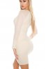 ROCHII TRICOT - Rochie tricot Enyd Beige