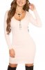 ROCHII TRICOT - Rochie tricot Taysha Antique Pink