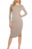 ROCHII TRICOT - Rochie tricot Calipso Cappuccino