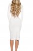ROCHII TRICOT - Rochie tricot Calipso White