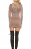 ROCHII TRICOT - Rochie tricot Renee Cappuccino