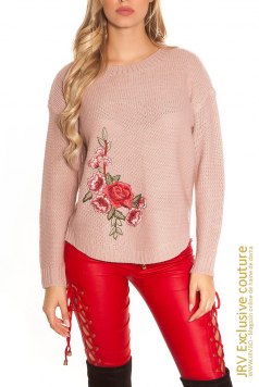 Pulover Harder Antique Pink - Magazin online haine de dama Fashion