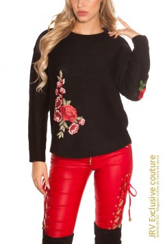Pulover Harder Black - Magazin online haine de dama Fashion