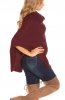 CARDIGANE / PONCHO - Poncho Athena Bordeaux