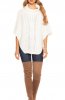 CARDIGANE / PONCHO - Poncho Athena White