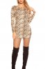 STOC EPUIZAT - Rochie tricot Wanda Cappuccino