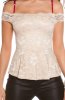BLUZE - Top Latyna Beige