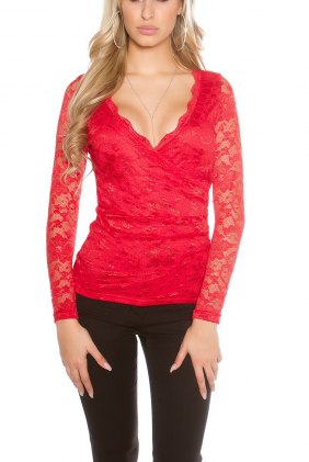 Bluza Alyza Red din Colectia de BLUZE