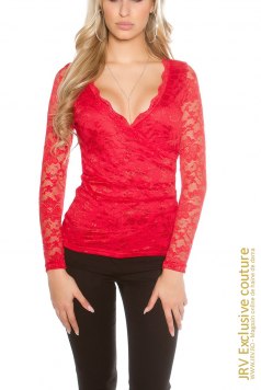 Bluza Alyza Red - Magazin online haine de dama Fashion