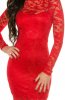 SCOASE DIN STOC - Rochie dantela Letycia Red