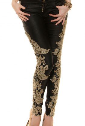 Pantaloni Asya Black din Colectia de PANTALONI / BLUGI