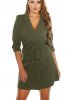 ROCHII OFFICE / DE ZI - Rochie stil sacou Analys Khaki
