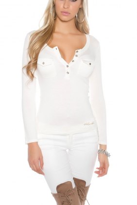 Bluza Volva White din Colectia de BLUZE