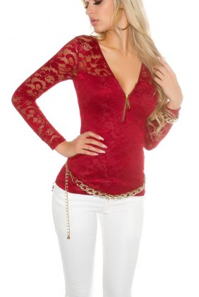Bluza Yazmin Bordeaux din Colectia de BLUZE