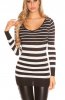 PULOVERE / CARDIGANE - Pulover Rielyn Black-White