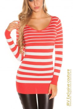 Pulover Rielyn Coral - Magazin online haine de dama Fashion