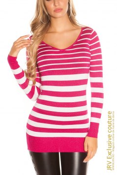 Pulover Rielyn Fuchsia - Magazin online haine de dama Fashion