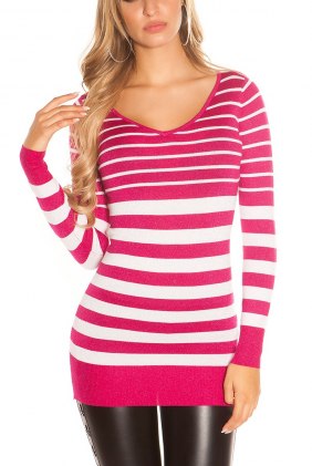 Pulover Rielyn Fuchsia din Colectia de PULOVERE / CARDIGANE