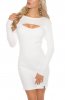 ROCHII TRICOT - Rochie tricot Charlyze White