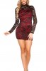 ROCHII DANTELA - Rochie dantela Katalyna Black-Red
