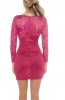 ROCHII ELEGANTE - Rochie dantela Selena Fuchsia