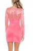ROCHII DANTELA - Rochie dantela Selena Salmon