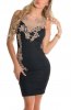 ROCHII ELEGANTE - Rochie eleganta cu broderie Rochelle Black