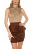 ROCHII ELEGANTE - Rochie eleganta Dora Cappuccino