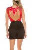 ROCHII ELEGANTE - Rochie eleganta Dora Red-Black