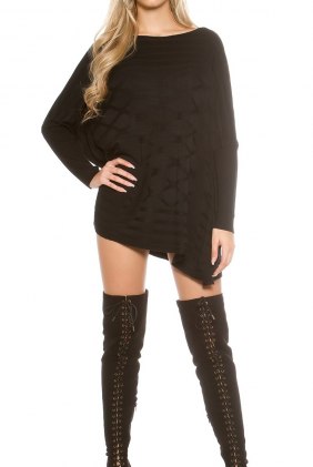 Pulover Halle Black din Colectia de PULOVERE / CARDIGANE