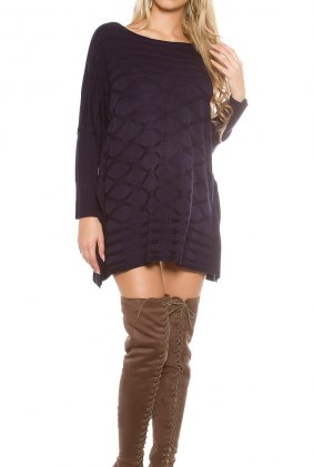 Pulover Halle Dark Blue din Colectia de PULOVERE / CARDIGANE