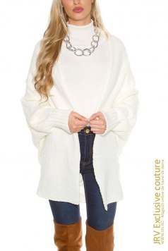Cardigan Alyssa White - Magazin online haine de dama Fashion