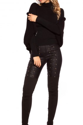 Cardigan Syma Black din Colectia de CARDIGANE / PONCHO