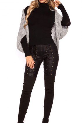 Cardigan Syma Grey din Colectia de CARDIGANE / PONCHO