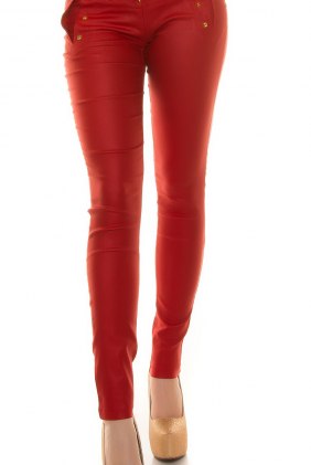 Pantaloni Karmen Red din Colectia de PANTALONI / BLUGI