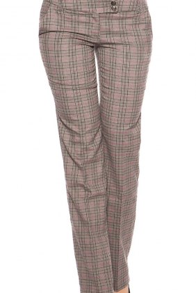 Pantaloni Delya Grey-Fuchsia din Colectia de PANTALONI / BLUGI