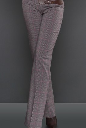 Pantaloni Janette Grey-Black din Colectia de SCOASE DIN STOC