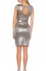 ROCHII ELEGANTE - Rochie eleganta cu efect metalizat Anemona Silver