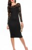 ROCHII ELEGANTE - Rochie dantela Alma Black