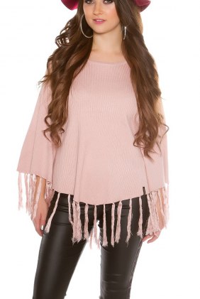 Poncho Cara Pink din Colectia de CARDIGANE / PONCHO