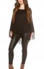 CARDIGANE / PONCHO - Poncho Cara Black