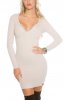 ROCHII TRICOT - Rochie tricot Carry Beige