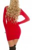 ROCHII TRICOT - Rochie tricot Carry Red