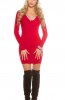 ROCHII TRICOT - Rochie tricot Carry Red