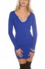 ROCHII TRICOT - Rochie tricot Carry Royal Blue